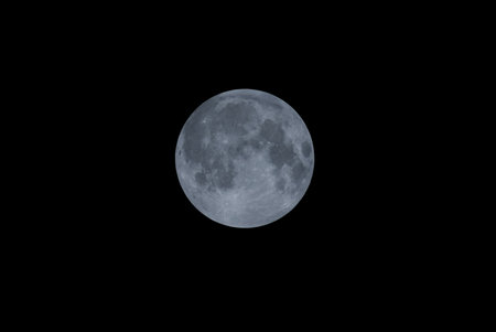 Full moonClose up of the full moon の写真素材