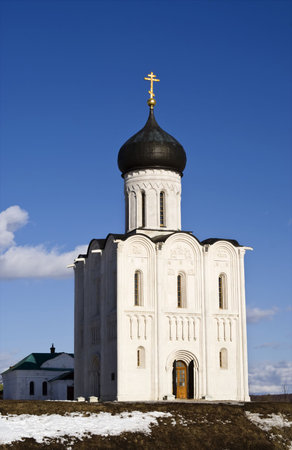 Church of the Intercession on the Nerl (Vladimir region of Russia)の写真素材