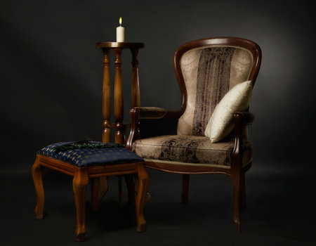 Luxurious interior in the aristocratic styleの写真素材