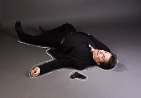 Crime sceneの写真素材