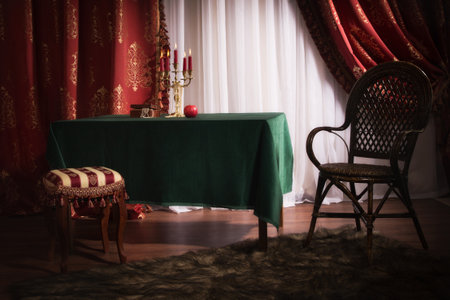 Luxurious interior in the aristocratic styleの写真素材