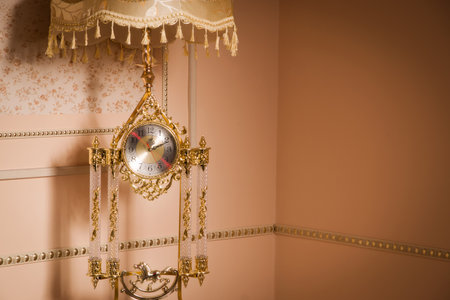 Luxurious interior in the vintage style