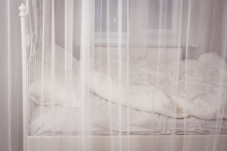Boudoir. Luxurious bedroom in the vintage style
