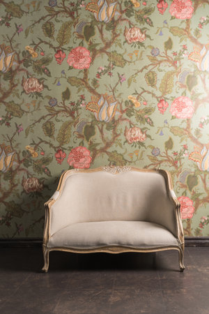 Boudoir. Luxurious interior in the vintage style.