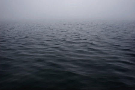 Water surface with small waves, the river, lake.の写真素材