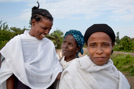 SOUTH OMO - ETHIOPIA - NOVEMBER 16, 2011: Portrait of the unidentified woman from Ethiopia, in...