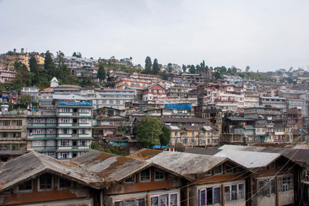 Gangtok The Capital City of Sikkim , Indiaのeditorial素材