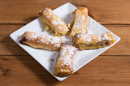 Casadielles, traditional christmas dessert in Asturias, Spain.