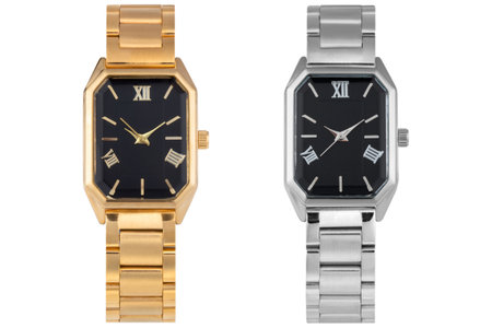 Wrist watch isolated on a white backgroundの写真素材