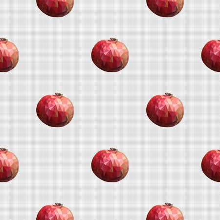 Seamless pattern a linking of garnets which fills template space.のイラスト素材