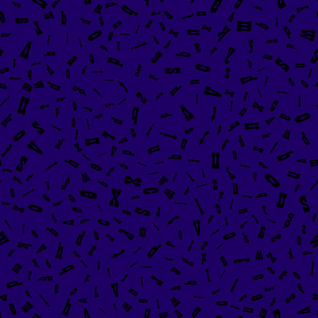 Seamless pattern consisting of letters of the English alphabet.のイラスト素材