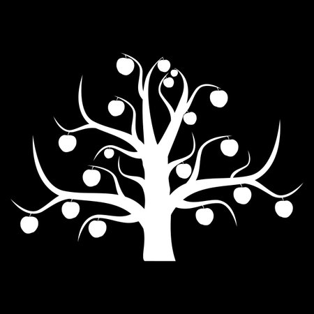 The unusual apple-treeのイラスト素材