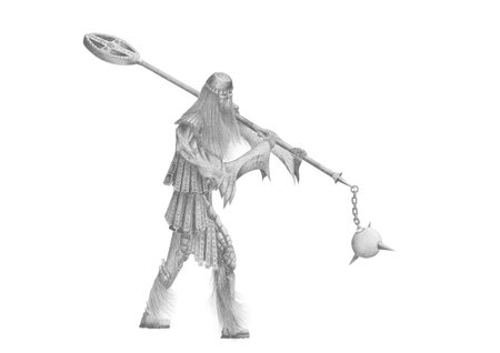 black and white image old vikingの写真素材