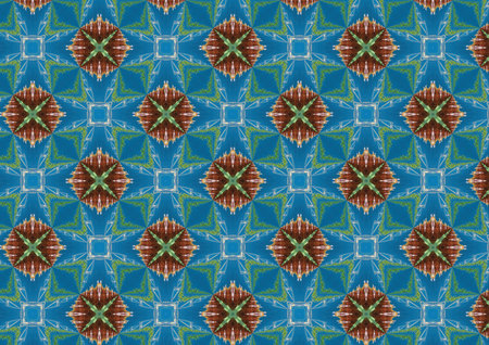 Abstract design colorful geometric texture の写真素材