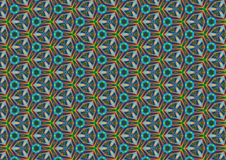 Abstract design colorful geometric Background の写真素材