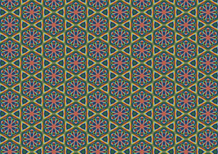 Abstract design colorful geometric Background の写真素材