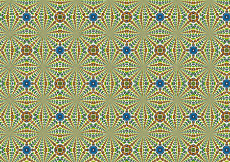 Abstract design colorful geometric Background  With elements of optical illusions の写真素材