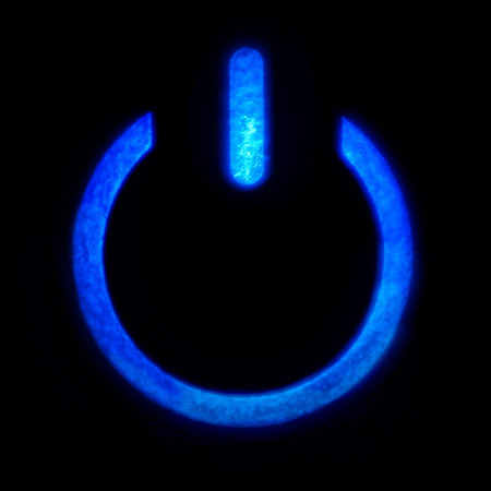 Blue powerの写真素材