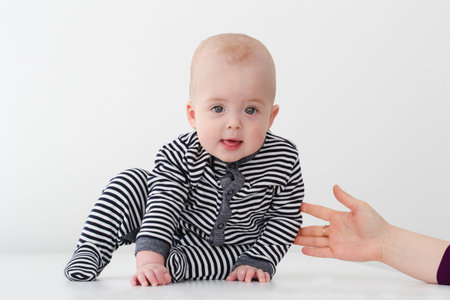 Portrait of adorable baby