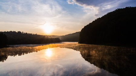 Petnja in sunriseの写真素材