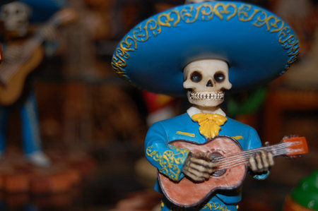 mariachi skeletonの写真素材