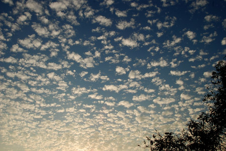 cloudy skyの写真素材