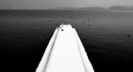 Mondsee lakeの写真素材