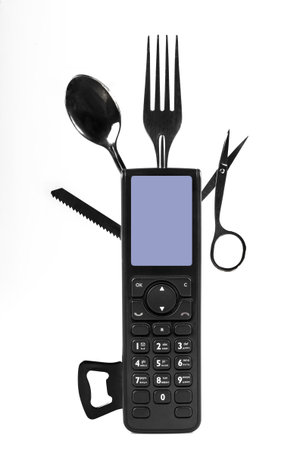 Phone photo with penknife functions