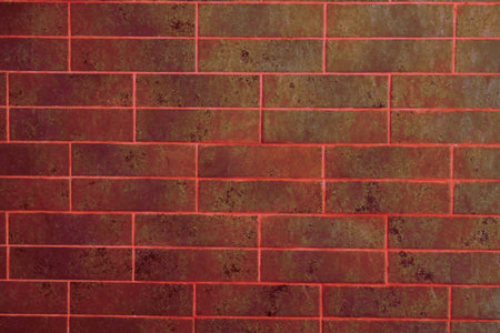 Background of old vintage brick wallの写真素材