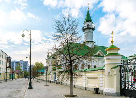 Mosque "Al-Marjani" in Kazanの写真素材