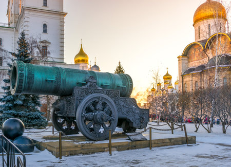 Tsar Cannon in the Moscow Kremlinのeditorial素材