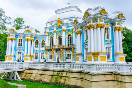 RUSSIA, Tsarskoe Selo - JULY, 20, 2013. The Hermitage in Tsarskoye Selo