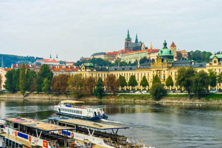 Czech Republic, Prague - September 20, 2017. Prague Castle-Fortress in Pragueのeditorial素材