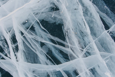 the cracks in the ice