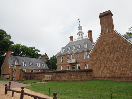 Governors Villa in Williamsburg Virginia.のeditorial素材