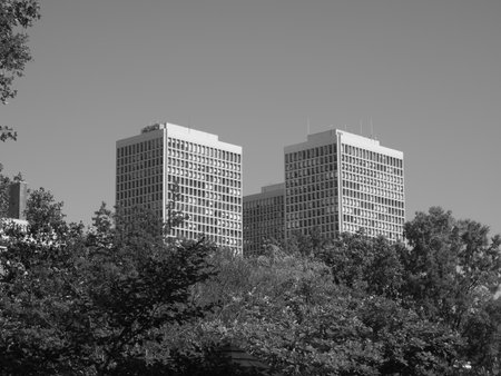 Image of the Society Hill Towers in Philadelphia.のeditorial素材