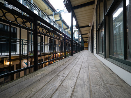 Interior image of Whalers Wharf in Provincetown.