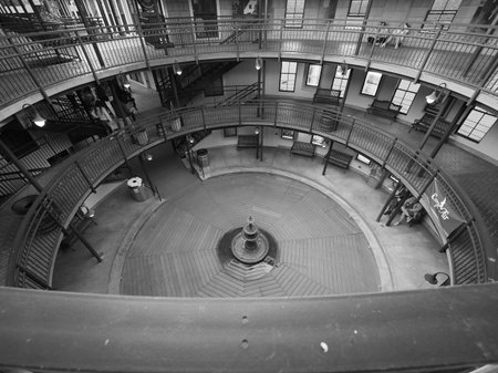 Monochromatic image taken in Whalers Wharf, Provincetown.のeditorial素材