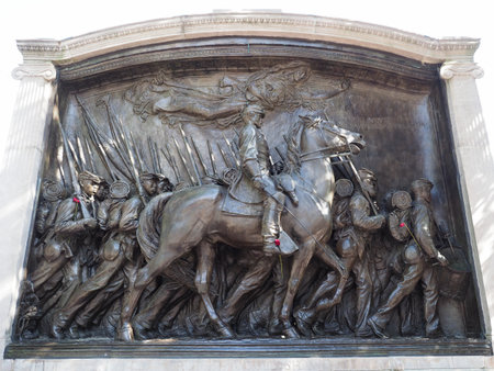 Robert Gould Shaw and the 54th Regiment Memorial.のeditorial素材