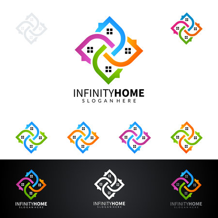 Real estate Vector Logo Design.のイラスト素材