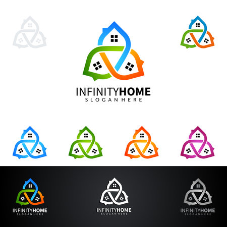 Real estate Vector Logo Design.のイラスト素材