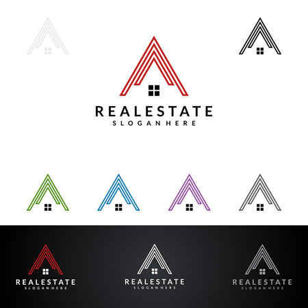 Real estate Vector Logo Design.のイラスト素材