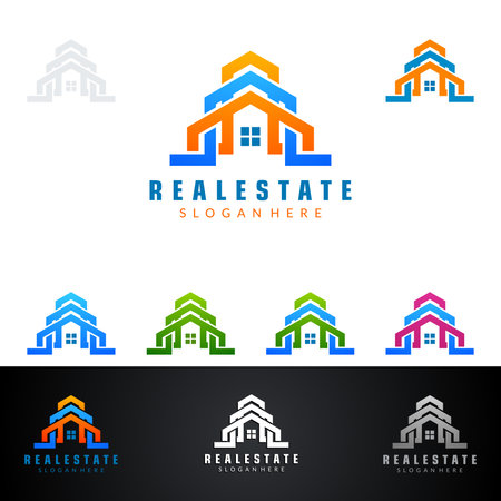 Real estate Vector Logo Design.のイラスト素材