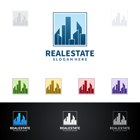 Real estate Vector Logo Design.のイラスト素材