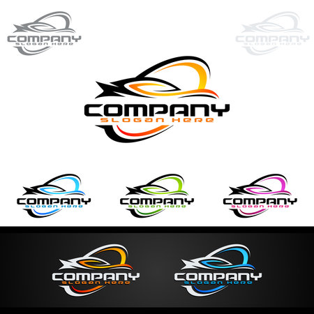 Auto Car Logo for Sport Cars, Rent, wash or Mechanicのイラスト素材