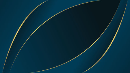 Luxury Blue Paper Cut Background for Poster, Flyer, Vector, Cover Design, Book, CD, Banner and Website Advertisingのイラスト素材