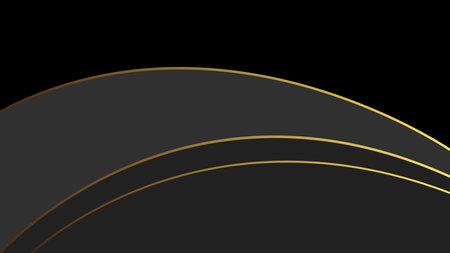 Abstract Black Gold Luxury Background can be used in Cover Design, Book, Banner, Poster, CD, Flyer, Website Advertising Templateのイラスト素材