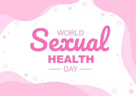 World Sexual Day which is held on September 4th For Raise Public Awareness About Harassment And How To Prevent Violence. Background Landing Page Illustrationのイラスト素材