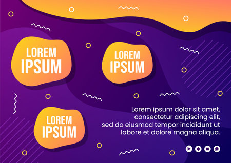 Happy New Year 2022 Brochure Template Flat Design Illustration Editable of Square Background Suitable for Social media, Feed, Card, Greetings and Web Internet Adsのイラスト素材