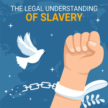 Remembrance of the Victims of Slavery and Slave Trade Social Media Background Illustration Cartoon...